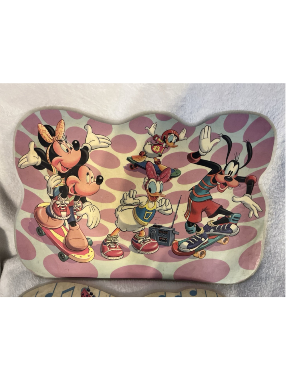 Vintage Disney Mickey Mouse Donald Duck Activity Placemats 1980S SET OF 2 SEE - Picture 14 of 16